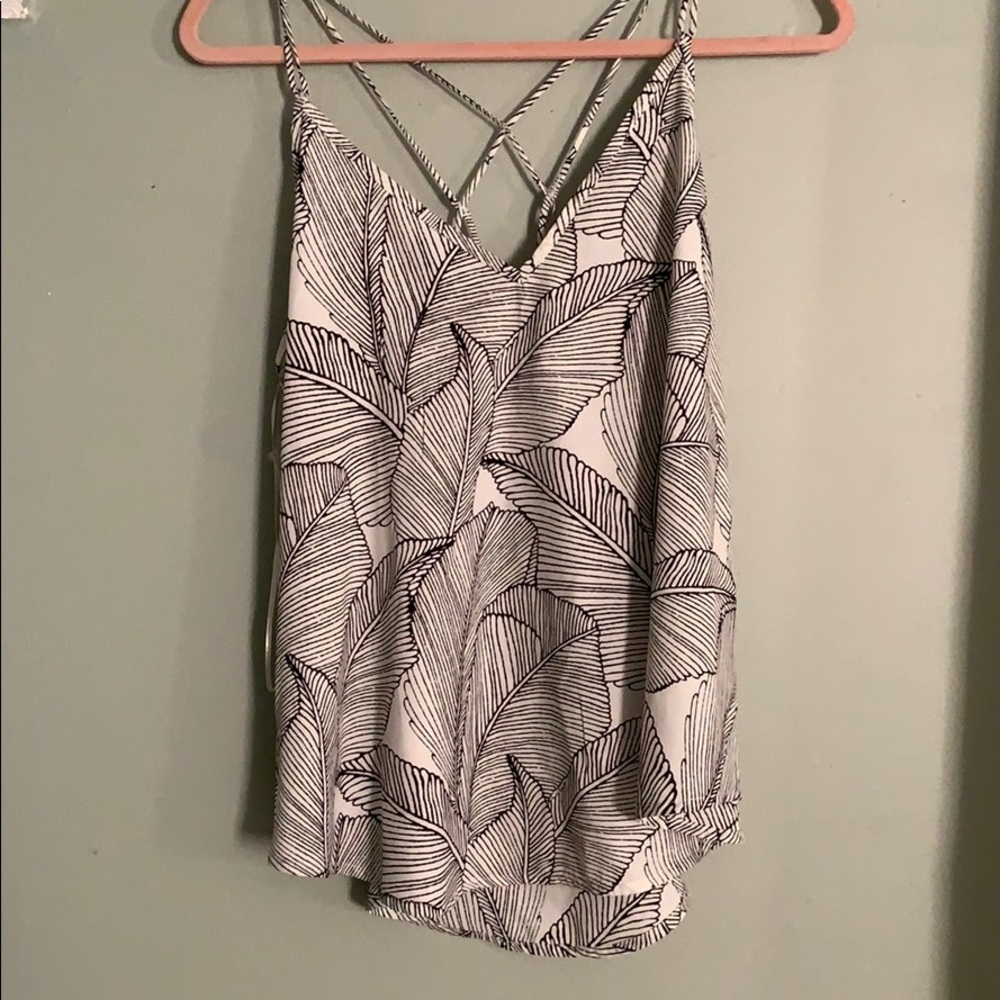 Black and white tank